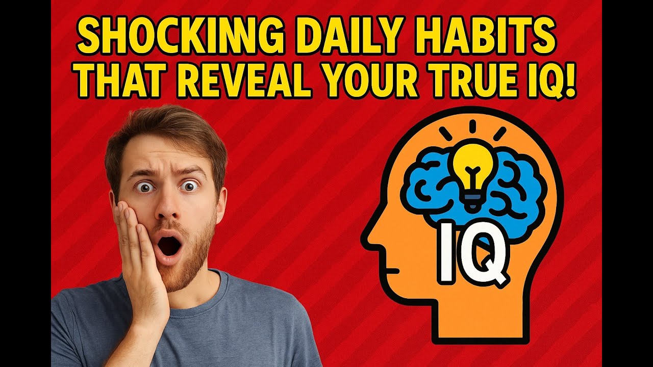 Shocking Daily Habits That Reveal Your True IQ!
