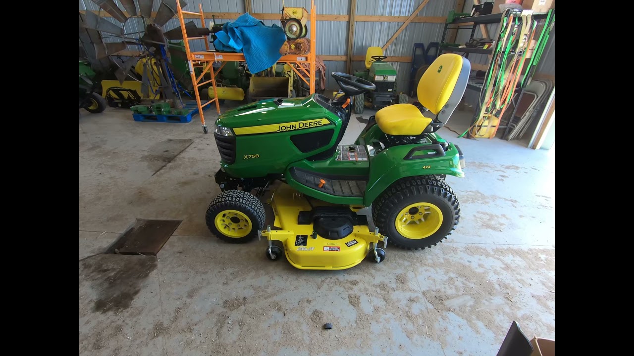 Bought a John Deere X758