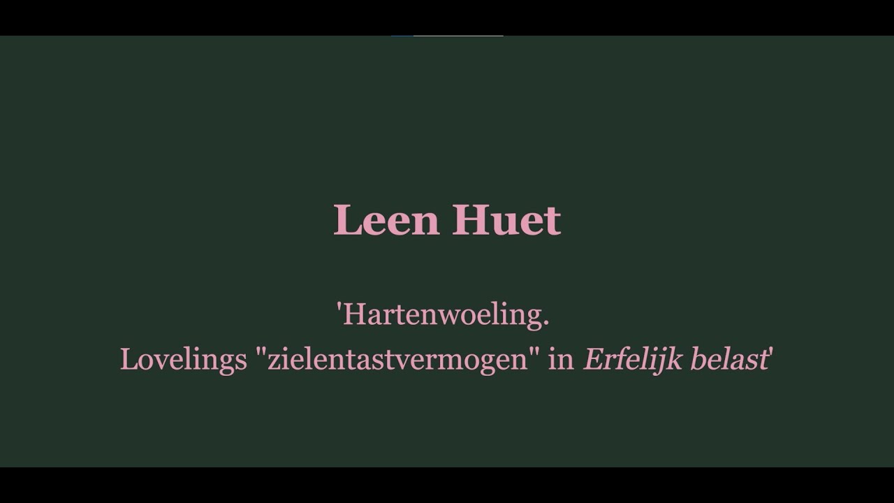 'Hartenwoeling. Lovelings 