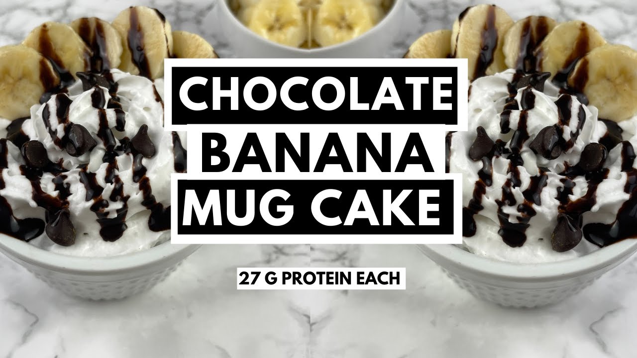 CHOCOLATE CHIP BANANA MUG CAKE | High Protein Recipes