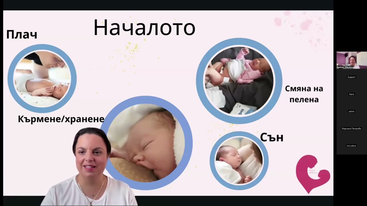 Първи грижи за новородено Уебинар от 19.09