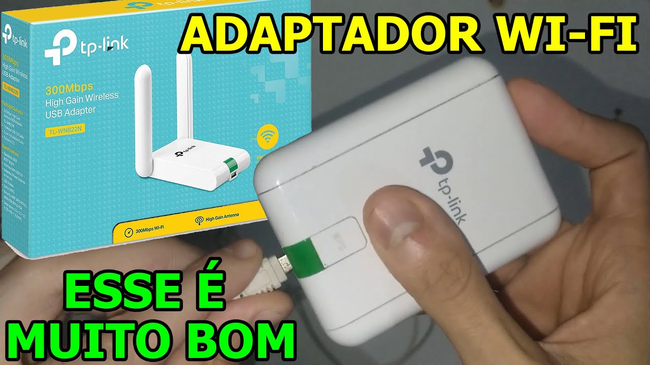 Adaptador USB Wireless de Alto Ganho 300Mbps TL-WN822N X | Luis Games