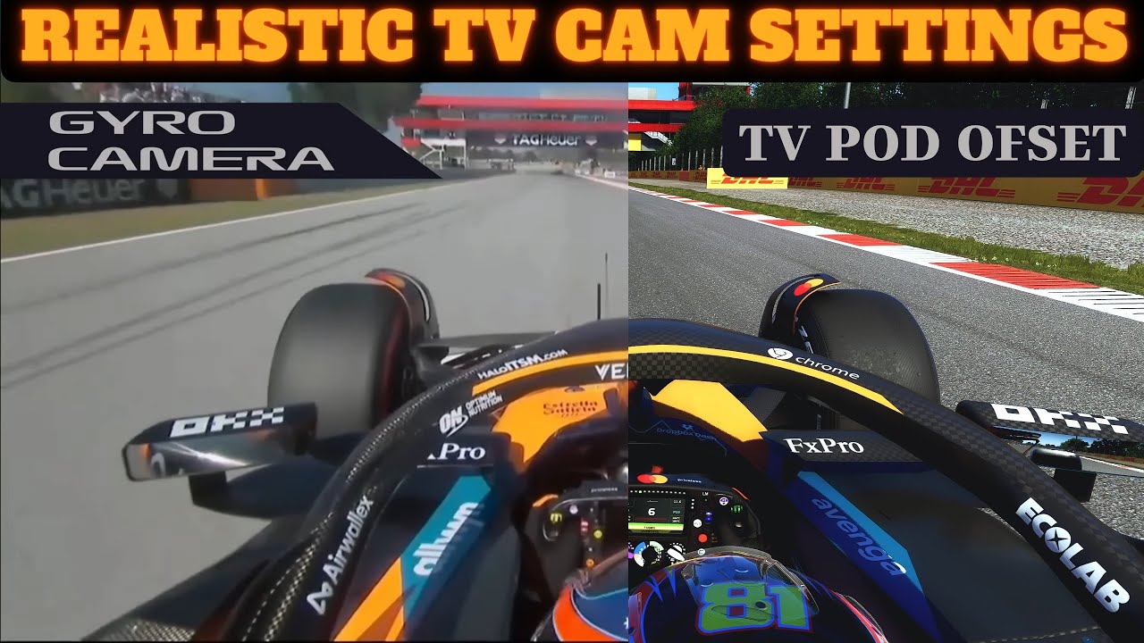F1 25 | REALISTIC TV CAM SETTINGS