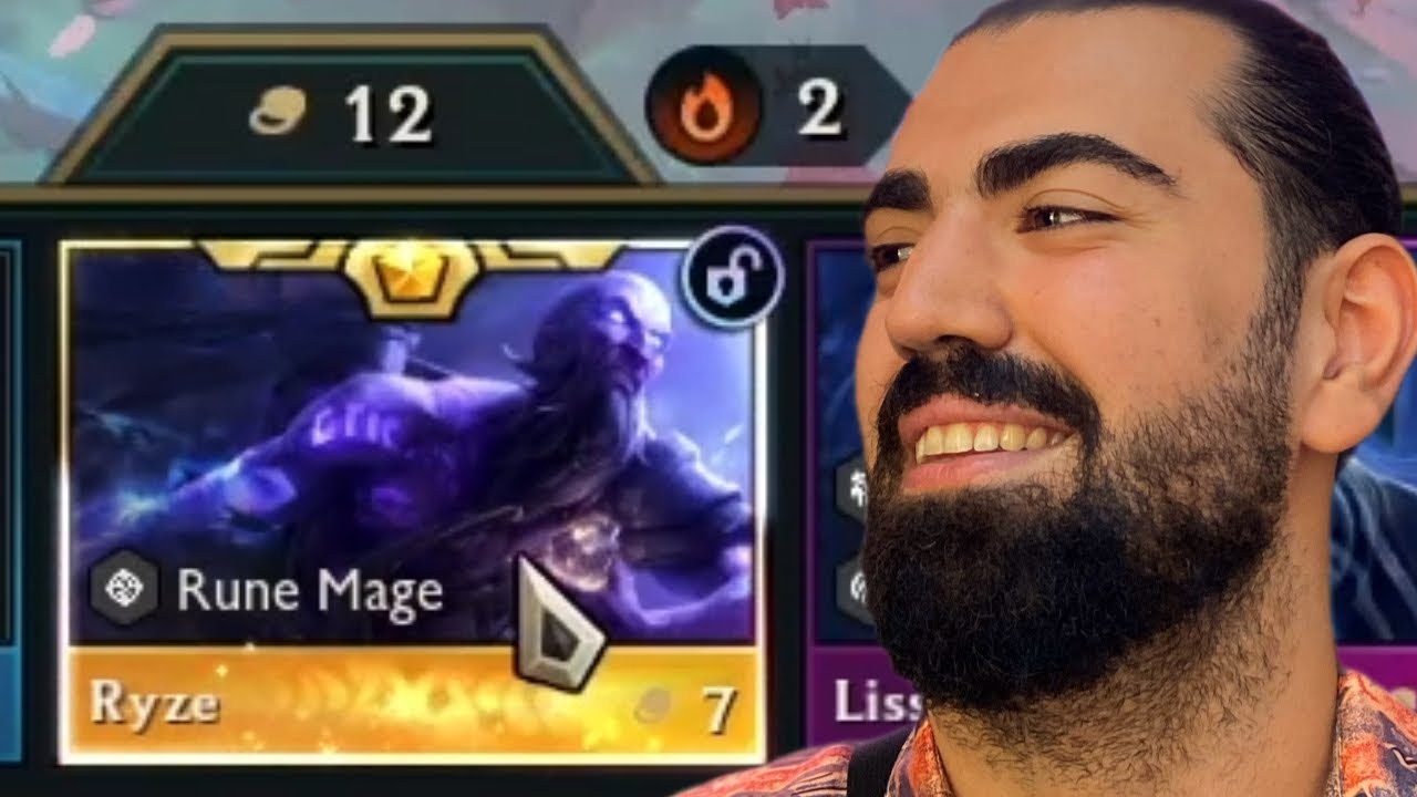 I Played Ryze With 12 Traits Active and made Him OP , Might Be My Best TFT Game Ever