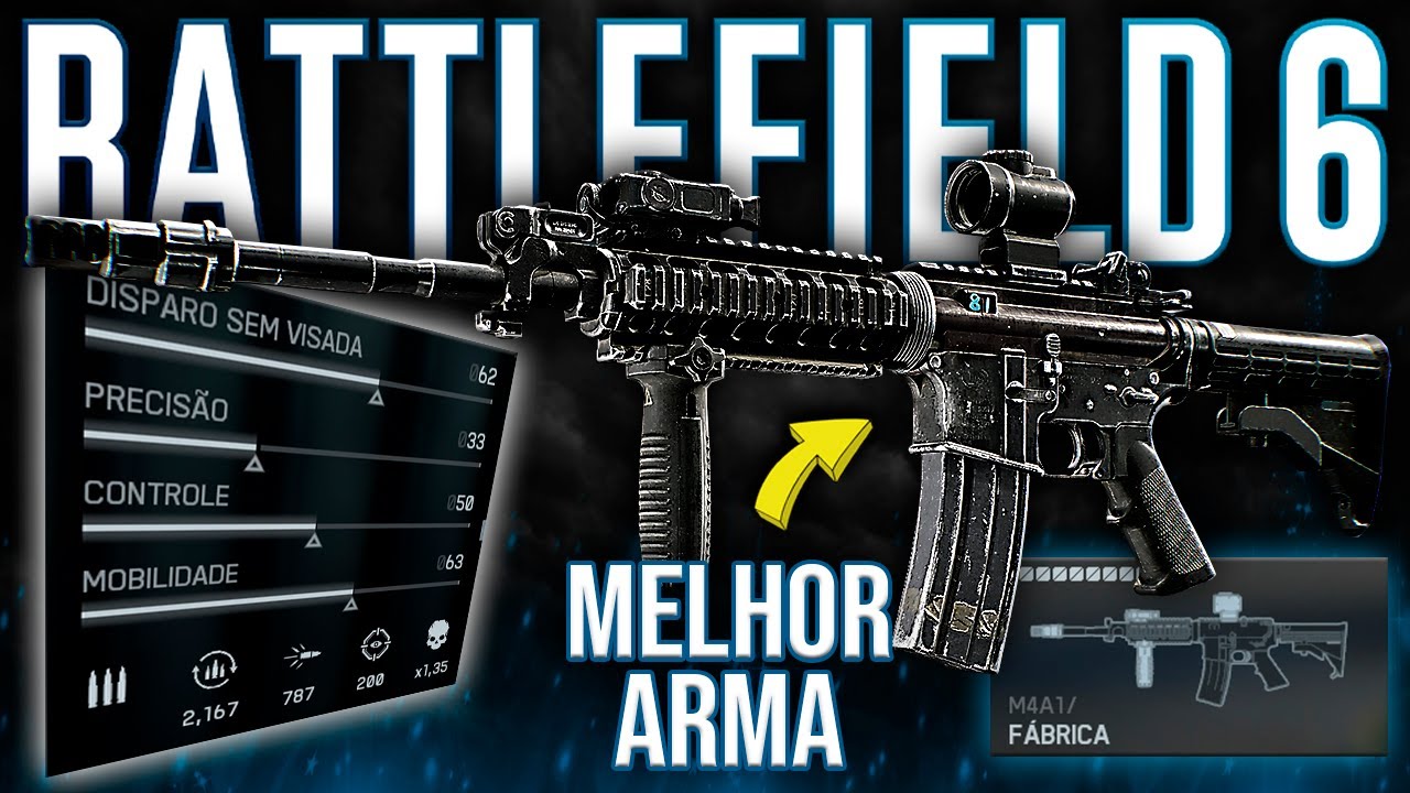 *MUITO FORTE* M4A1 ZERO RECUO É O META NA BETA DO BF6 | BATTLEFIELD 6 MELHOR CLASSE