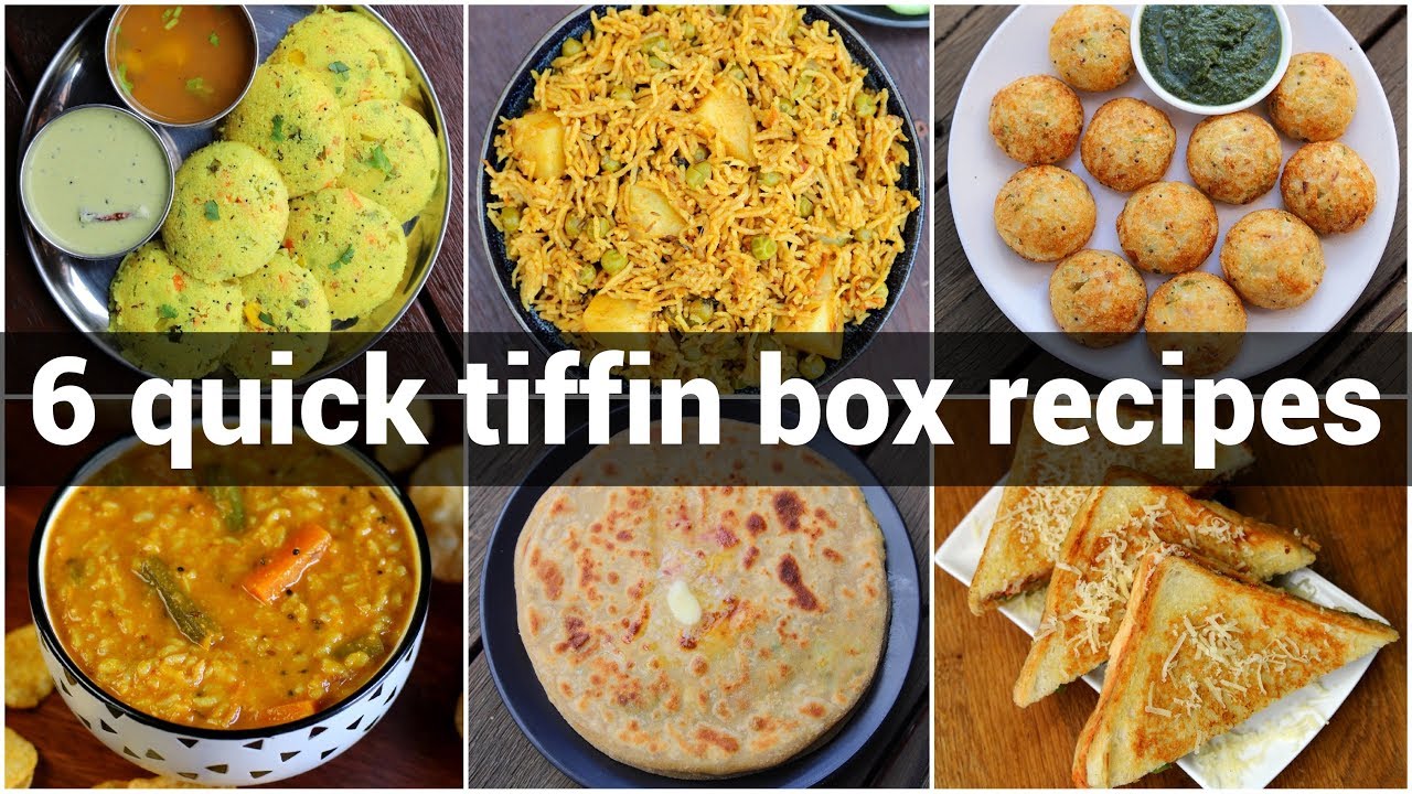 6 kids school tiffin box recipes | लंच बॉक्स रेसिपी बच्चों के लिए | office tiffin box recipes |
