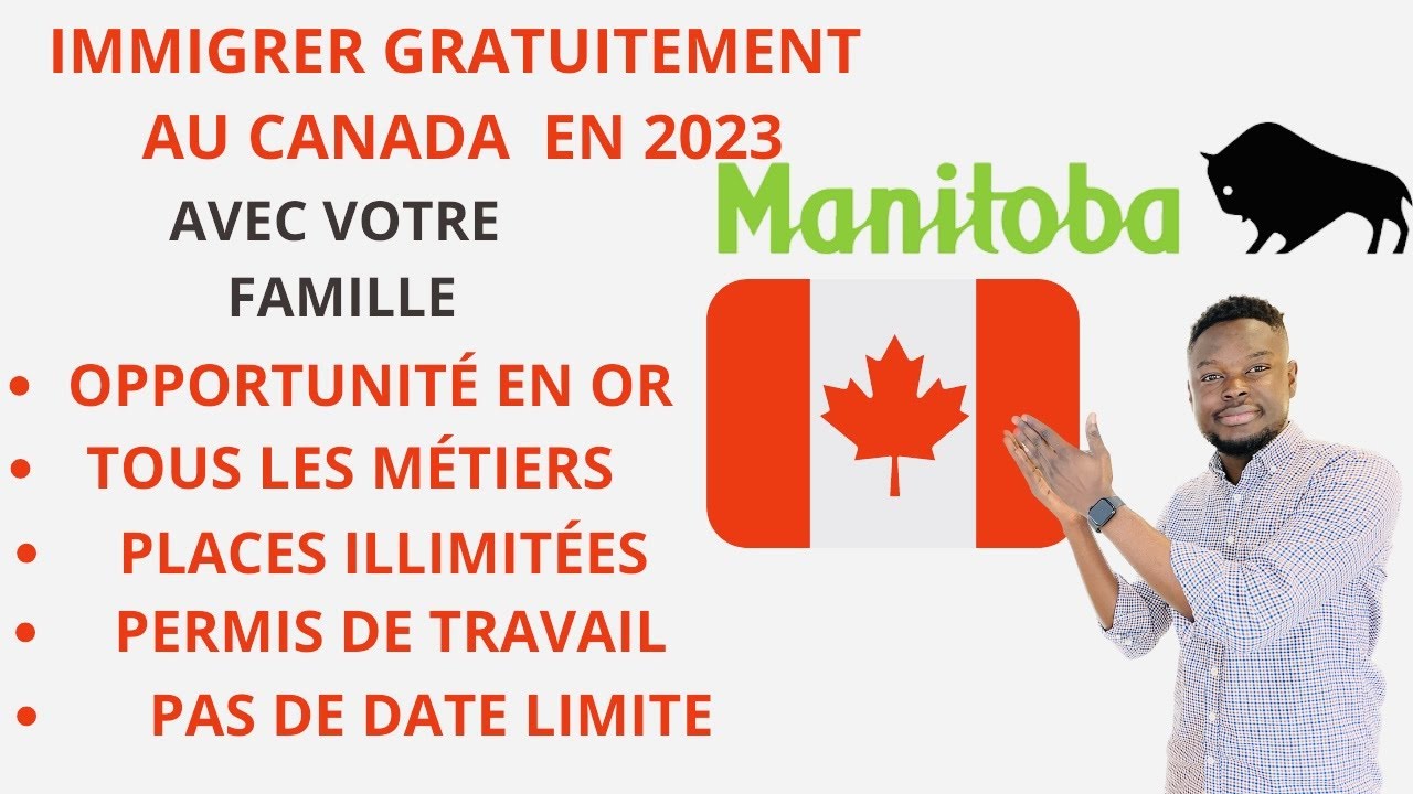 GRÂCE À CE PROGRAMME IMMIGRER GRATUITEMENT AU CANADA 🇨🇦 EN 2023 AVEC VOTRE FAMILLE