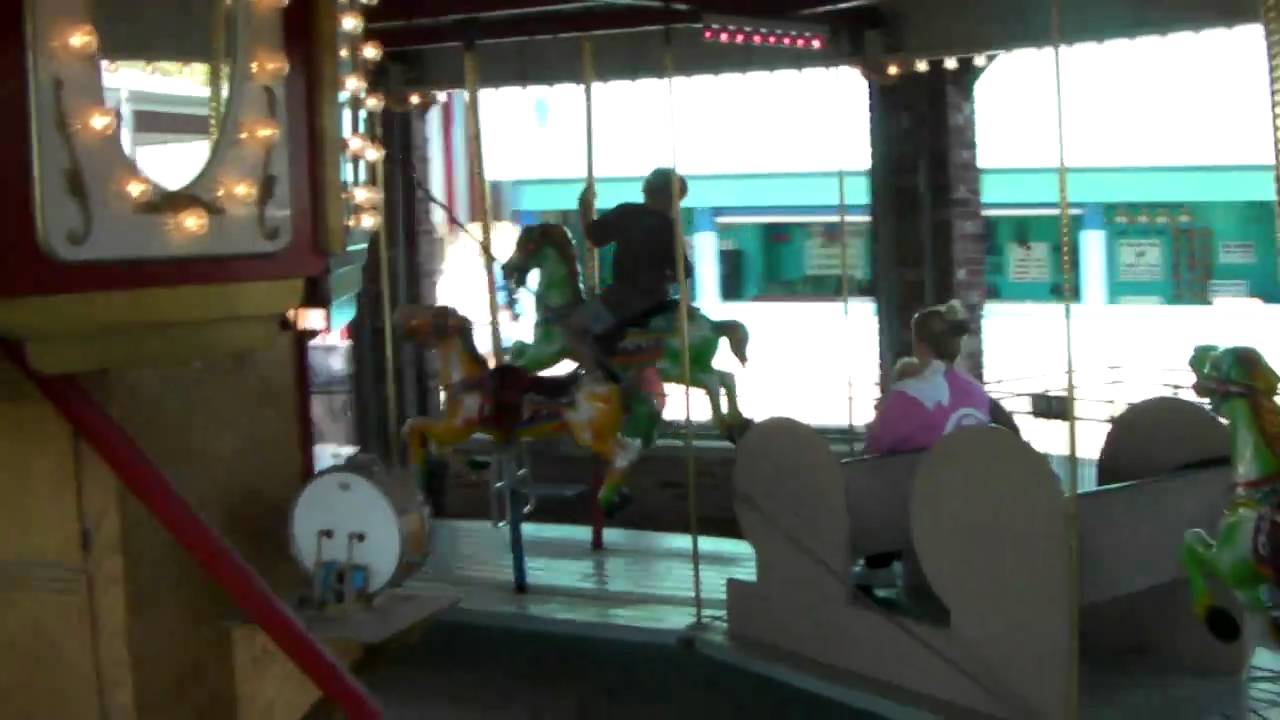 Riding Strickers Grove's Alan Herchell carousel
