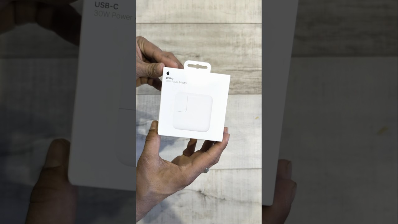 Apple 30W Adapter | Apple Fast Charging Adapter 2025 #apple #applecharger #iphone17 #2025