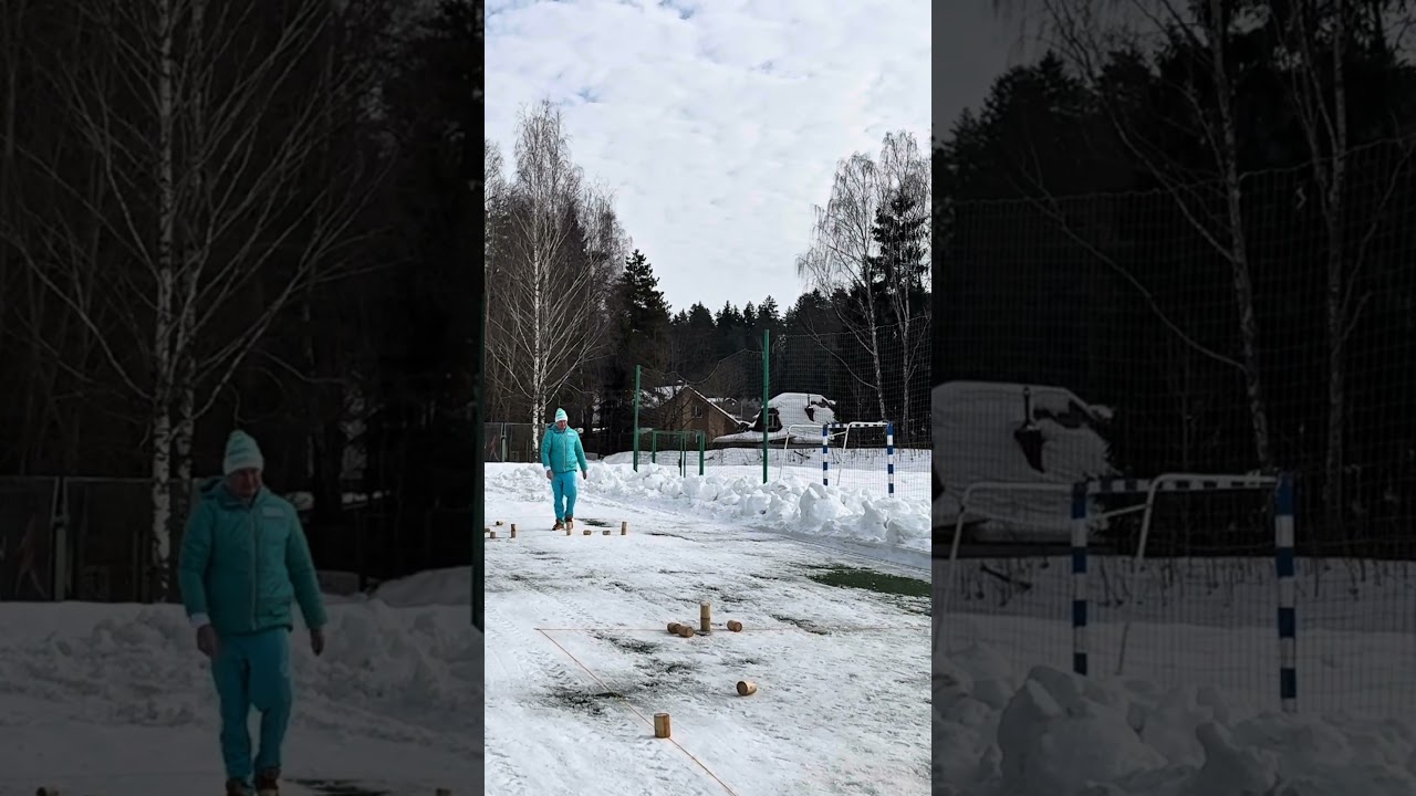 Чемпион по городкам! Финал #городки #турслет #соревнования