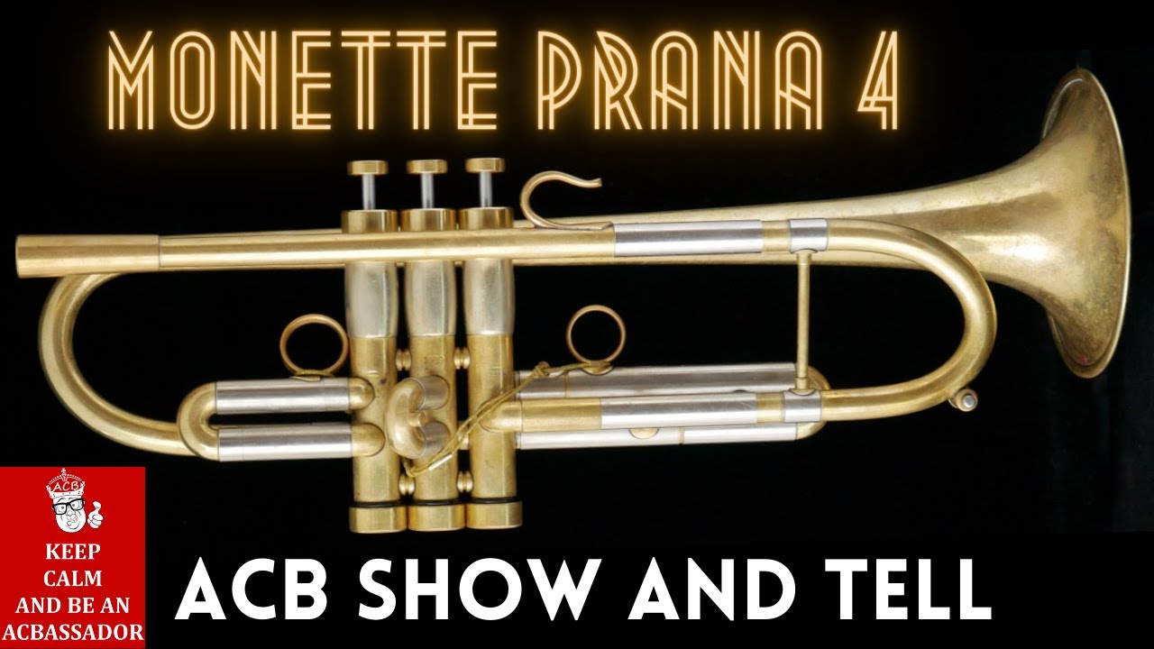 ACB Show and Tell with the rare Monette Prana P4 trumpet for sale!  #trumpet 🤓🤓🎺