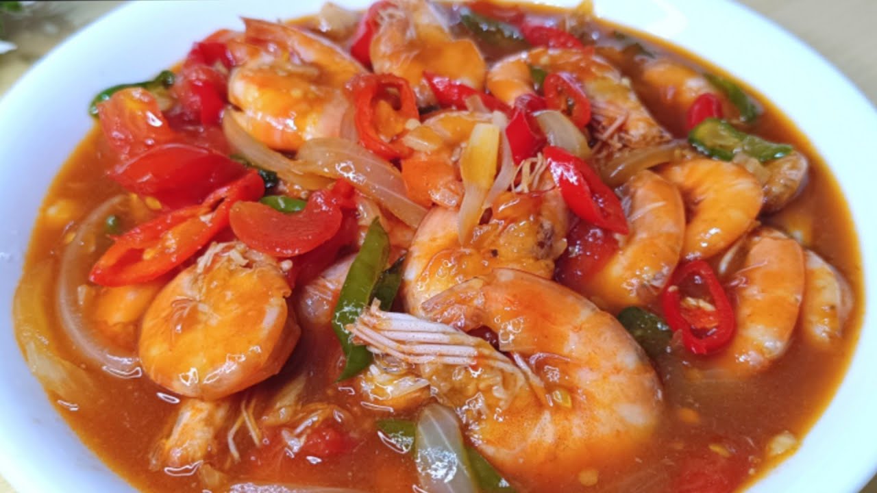 RESEP UDANG SAUS ASAM MANIS‼️ENAK BANGET DAN MASAK NYA SANGAT SIMPEL