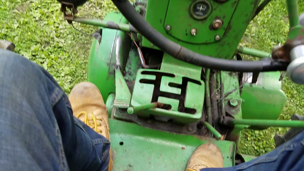John deere model 60 start up and drive