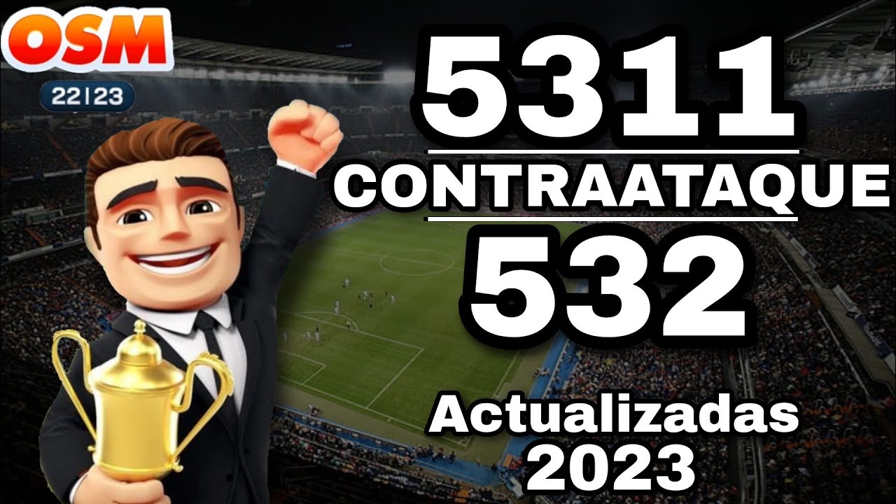 🏆😱 LAS MEJORES TÁCTICAS 5311 Y 532 PARA DERROTAR RIVALES SUPERIORES 😱🏆 | ⚽ OSM 22/23 ⚽
