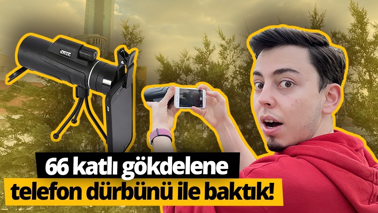 Tüm telefonlara 20X kayıpsız zoom yeteneği kazandıran dürbünü inceledik!