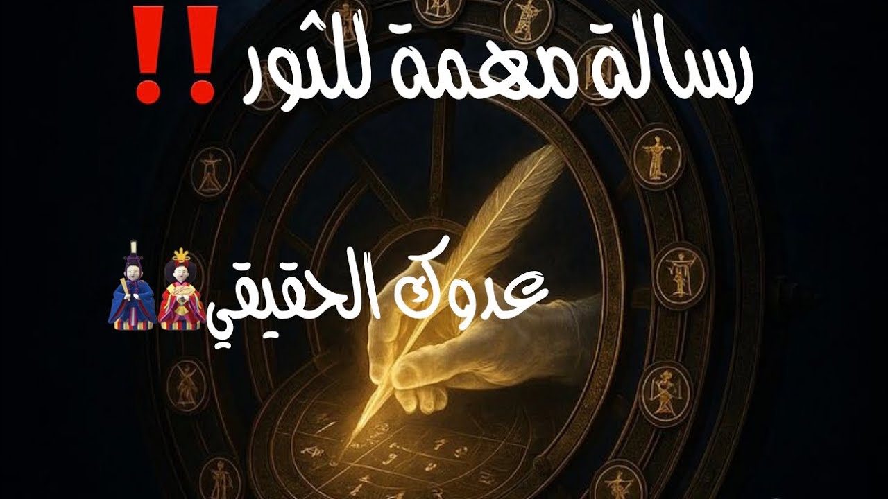 رسالة مهمة للثور ‼️عدوك الحقيقي 🎎
