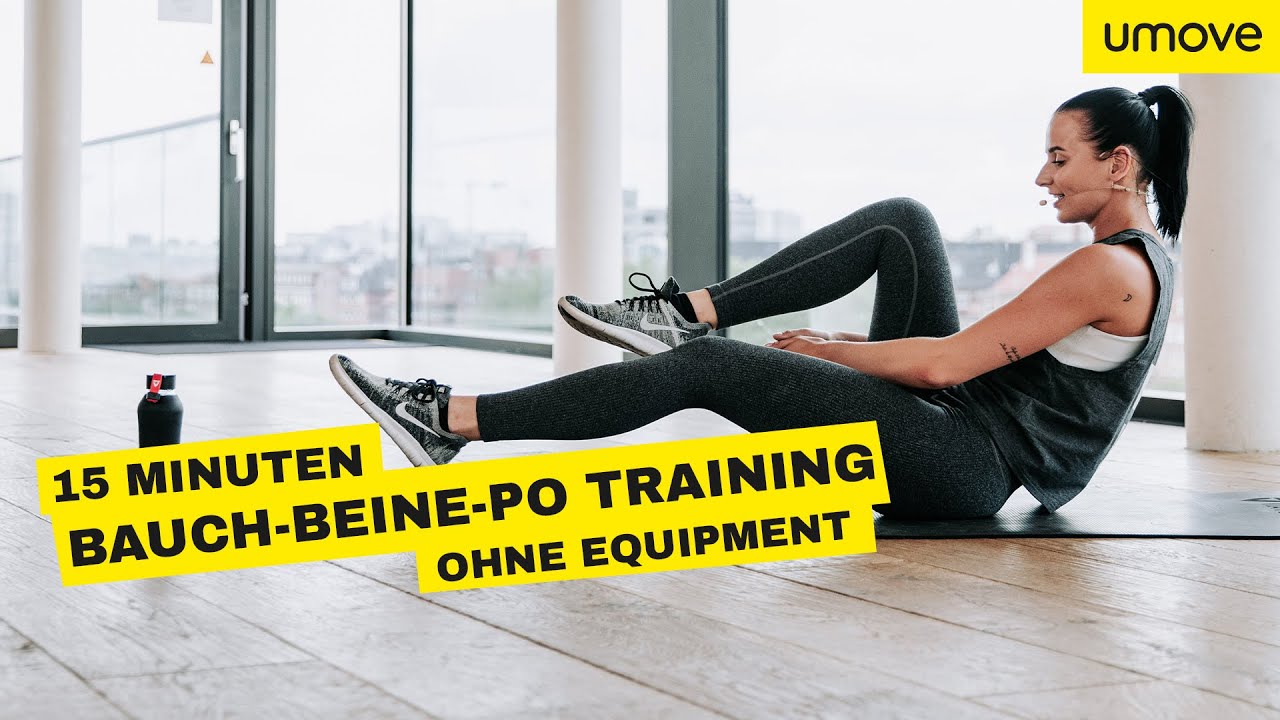15 MINUTEN BAUCH BEINE PO WORKOUT | Ohne Equipment | umove