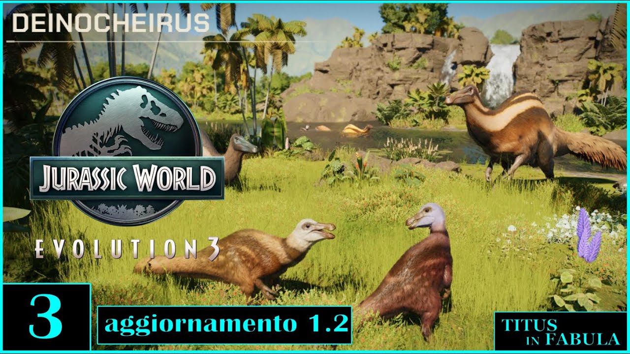 La famiglia dei Deinocheirus | ver. 1.2 | Jurassic World Evolution 3 | Sandbox | ITA | PS5