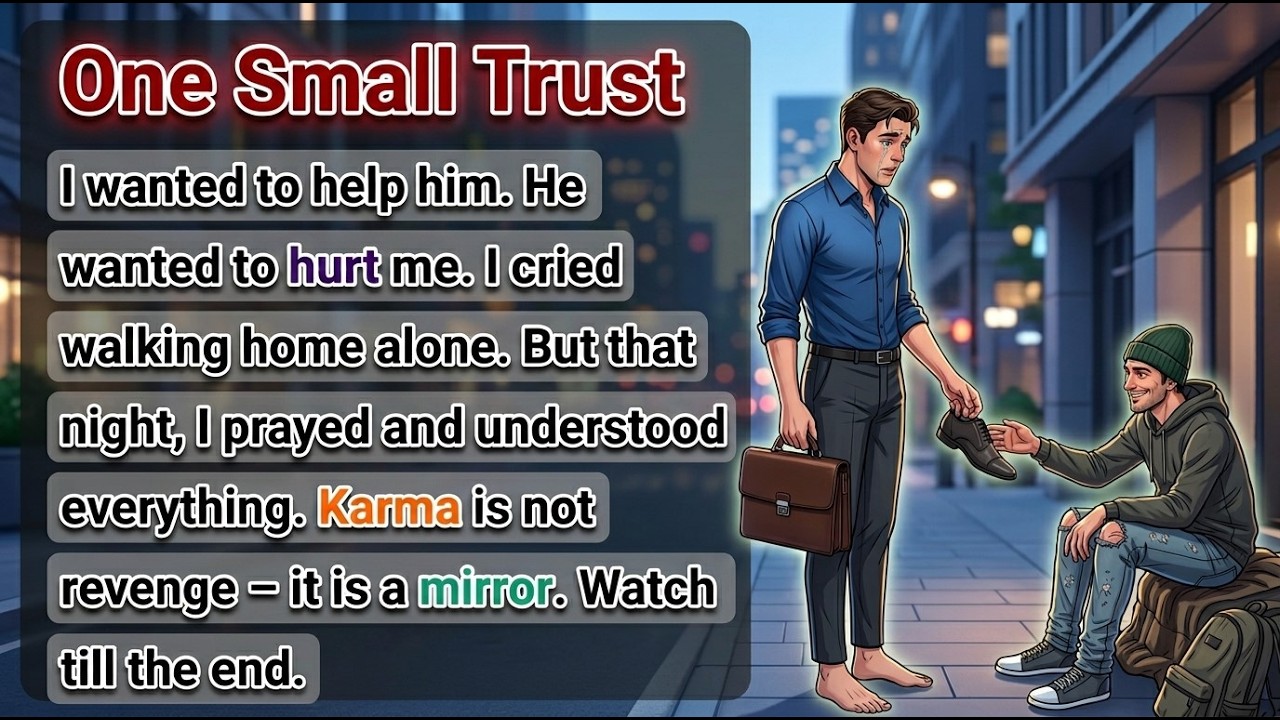 Learn English Through Story Level 3 | One Small Trust – English Listening Practice