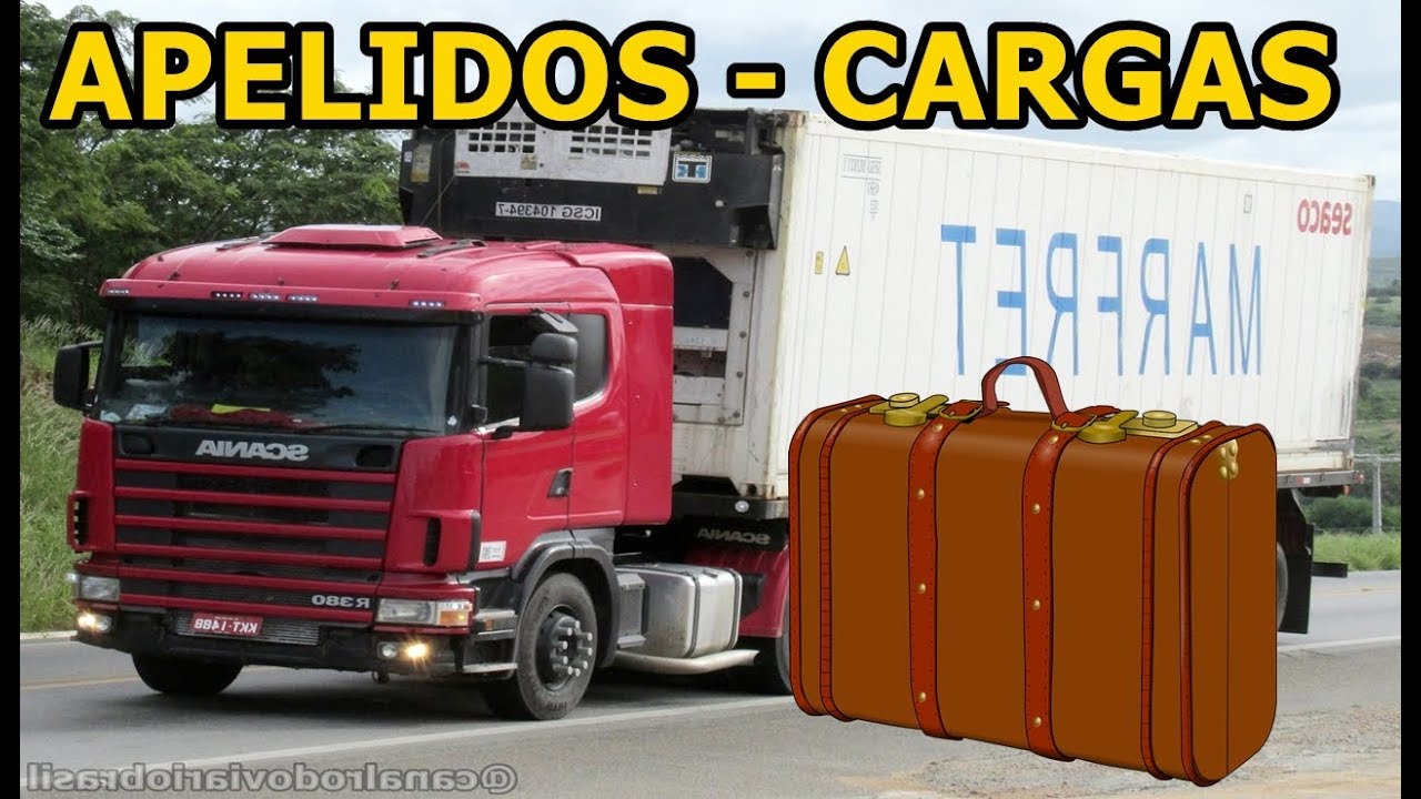 APELIDOS DAS CARGAS DE CAMINHÕES NO BRASIL