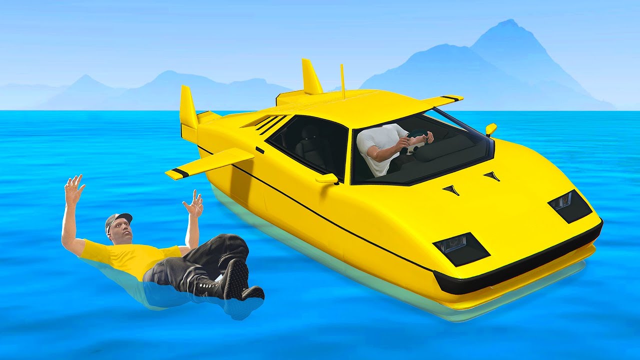 I Kicked Him Out My Submarine Car Deep In The Ocean! (GTA RP)