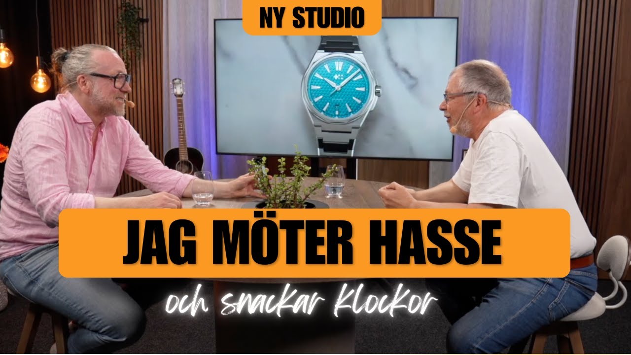 Jag m&ouml;ter Hasse och snackar klockor