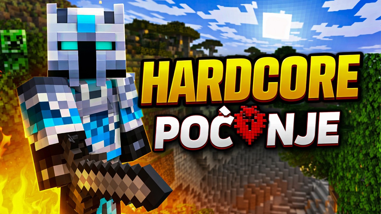 OVO JE TEŠKO! Minecraft Hardcore Preživljavanje - EP1