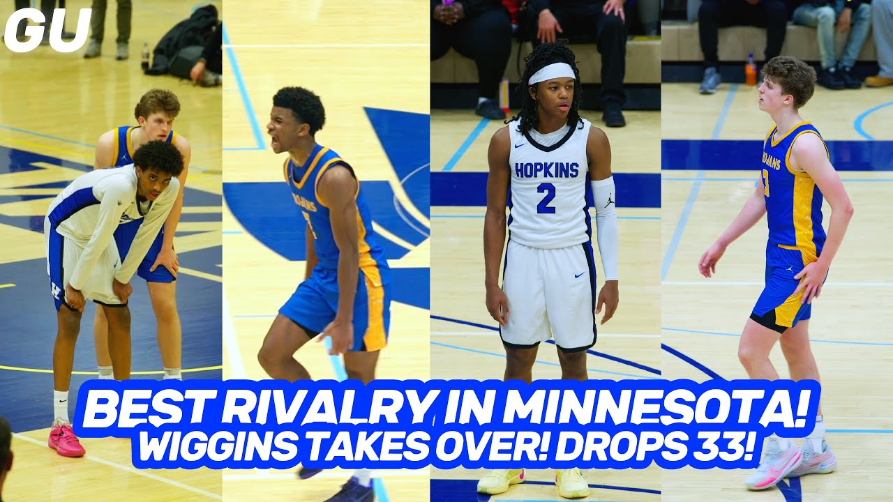 Wayzata vs Hopkins! Best rivalry in MN?! Wiggins shows out, watch here! 
