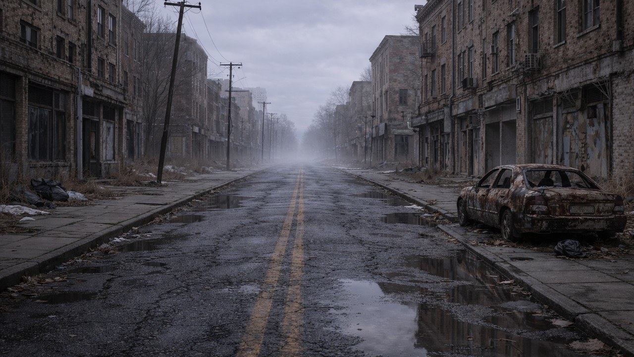 Inside the Frozen City – Post-Apocalyptic Ambient for Sleep & Focus | Silent Afterfall