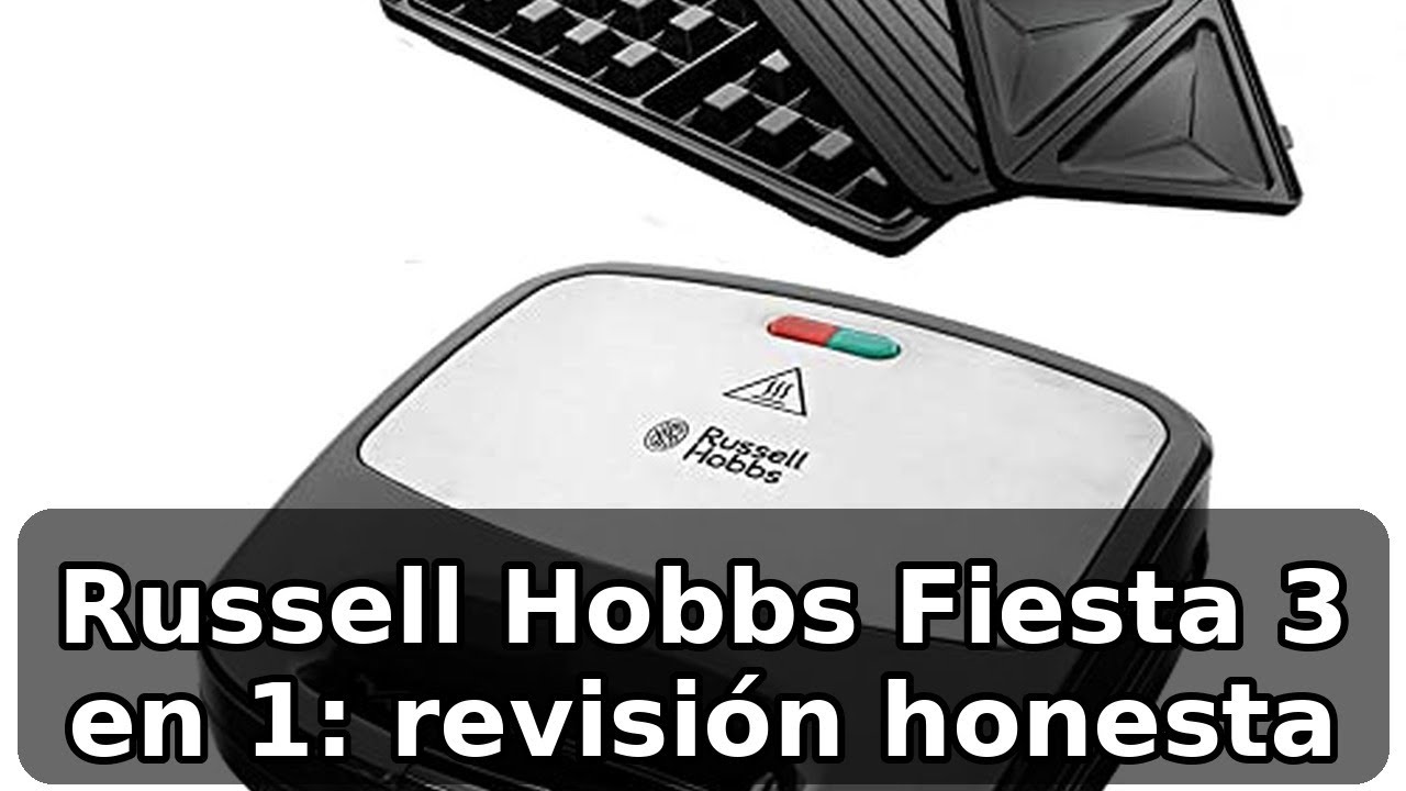 Review honesta de la Russell Hobbs Sandwicheras Fiesta 3 en 1: potencia y versatilidad