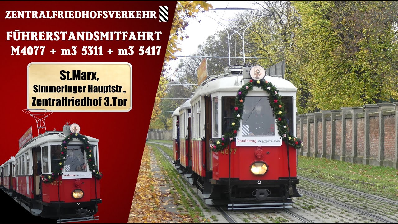 Allerheiligen Sonderfahrt 2022 - St. Marx - Zentralfriedhof 3.Tor | Wiener Grantler