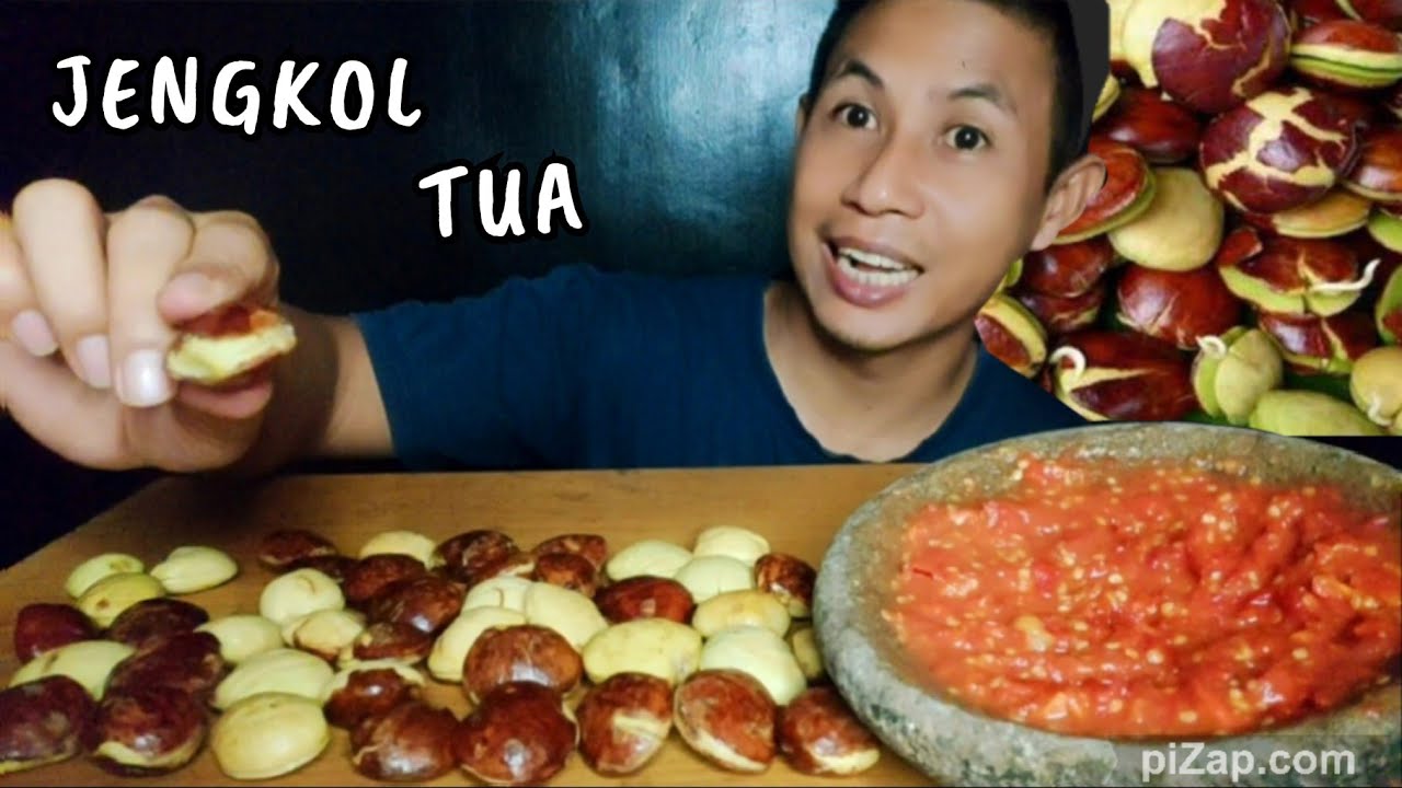 RUJAK JENGKOL TUA ‼️ Mukbang Jengkol mentah