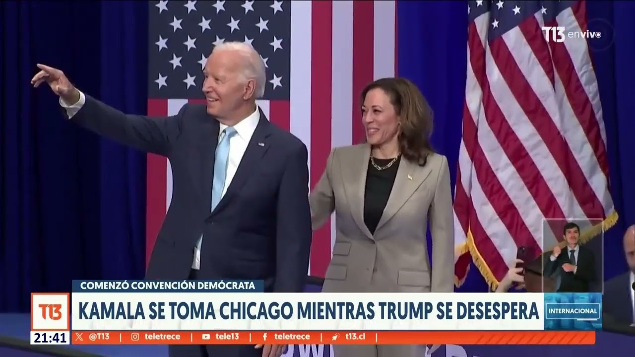 Convención demócrata: Kamala Harris se toma Chicago mientras Trump se desespera