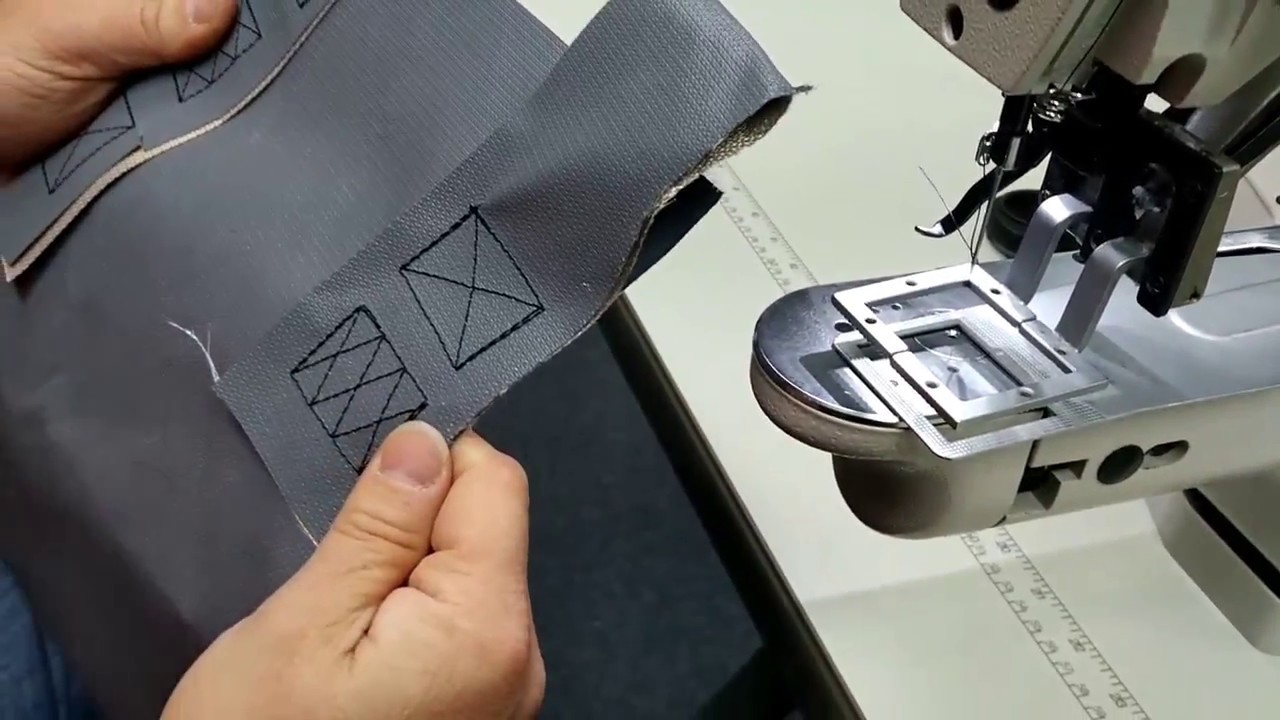 JACK JK-T1900BH Box X Tacker Demo for customer using his materials (Spanish)