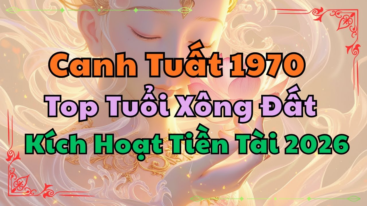 Top 3 Tuổi 'Vàng' Xông Nhà Cho Gia Chủ Canh Tuất 1970 Năm 2026: Tam Hợp Kích Tài, Cả Năm Giàu To