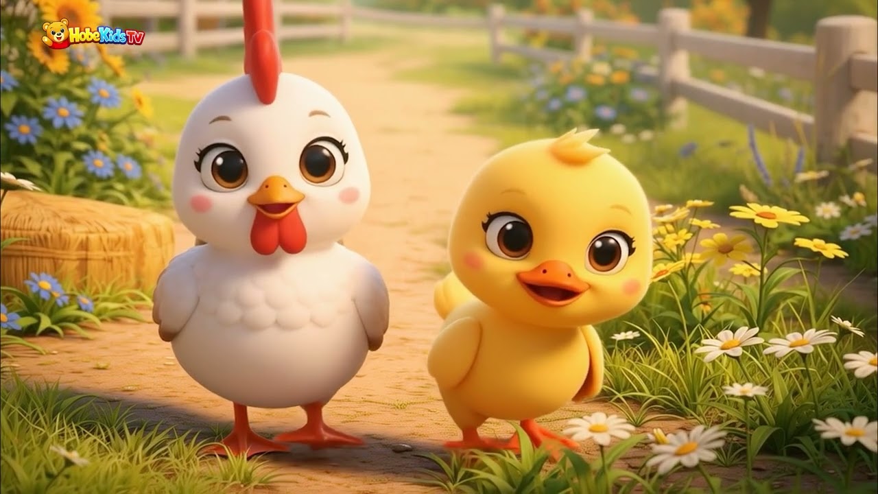 📖🐤 توتو البطة ونونو الدجاجة | قصة أطفال عن التعاون- الجزء الثاني💖