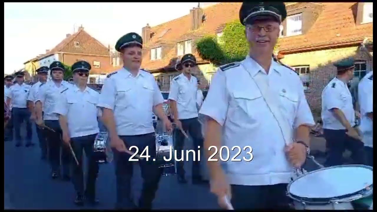 Der Fackelzug in Rosellerheide-Neuenbaum am 24. Juni 2023