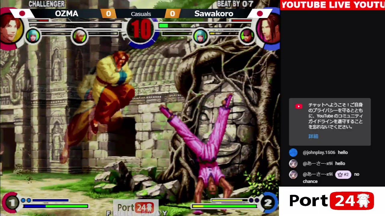 2026.03.17 KOFXI Casuals OZMA's day vol.1 (KOF11 オズマデイ 野試合配信 その1）【ポート24八事2号館】