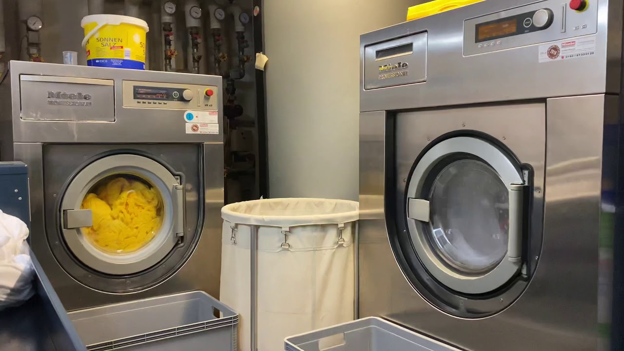 Miele Professional PW 6167 Miele Professional PW 6101 Letzter spülgang Endschleudern