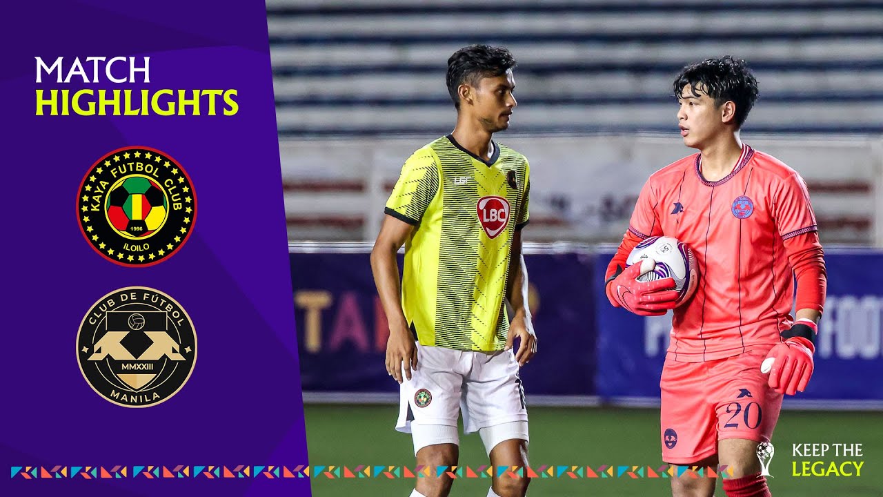 #CPA2023 | Kaya FC-Iloilo vs. CF Manila