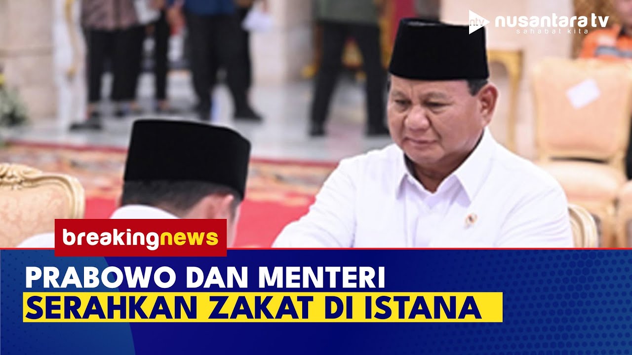 [LIVE] Prabowo dan Menteri Kabinet Merah Putih Serahkan Zakat Melalui BAZNAS di Istana | NTV