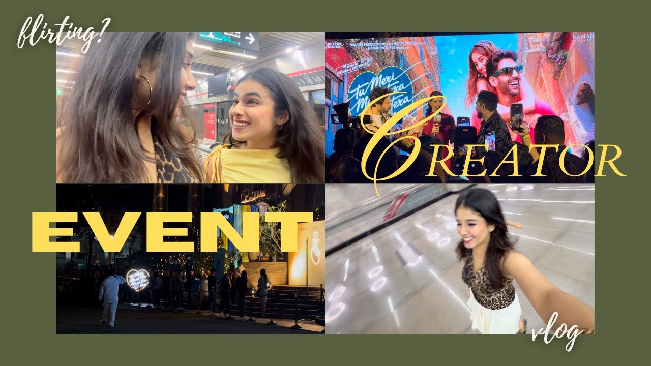 Was she flirting? | creator event + movie premier + bollywood