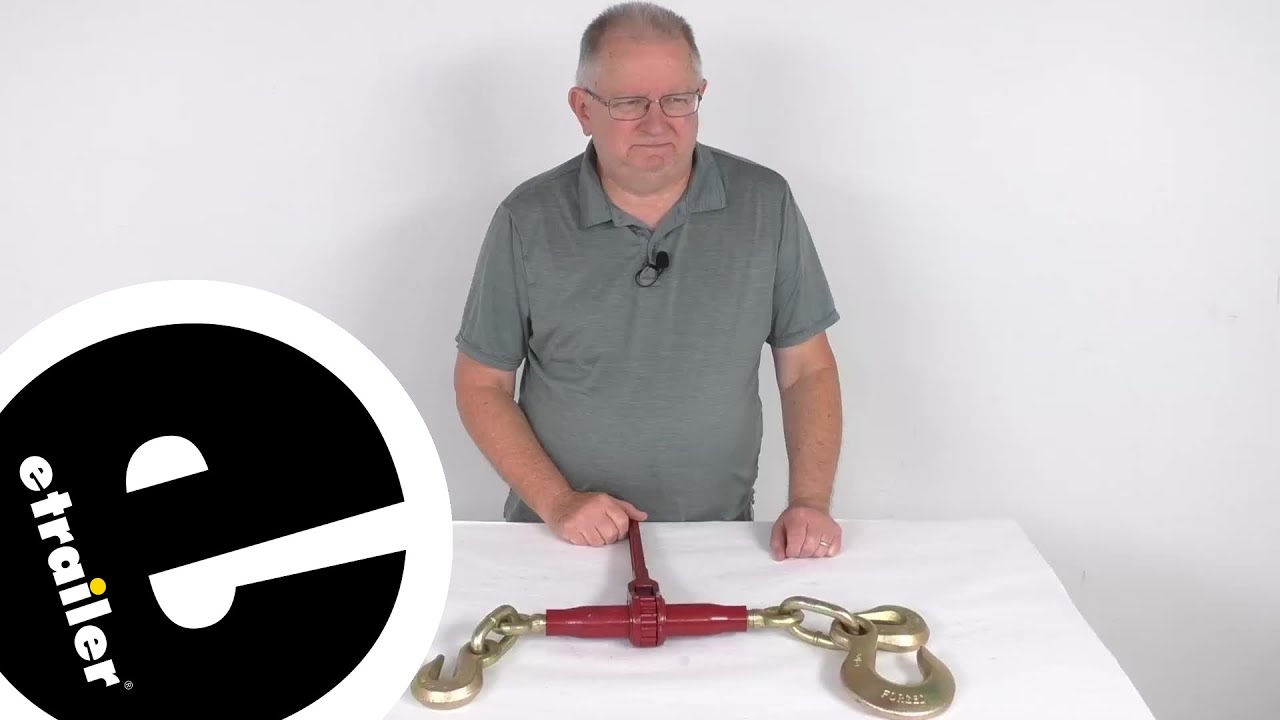 etrailer | Checking Out the Durabilt Ratchet Chain Binder w/ Multiple Hooks for 3/8