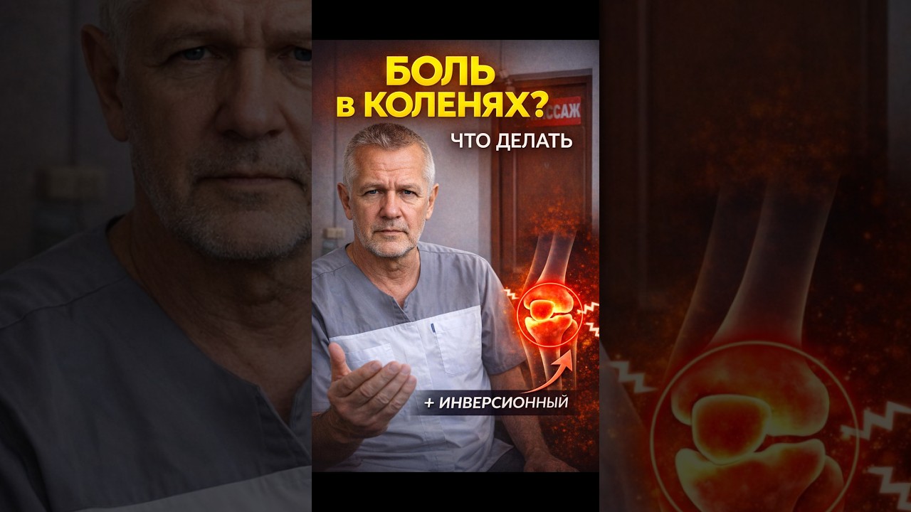 🔥 БОЛЬ В КОЛЕНЯХ? Что делать + Инверсионный стол