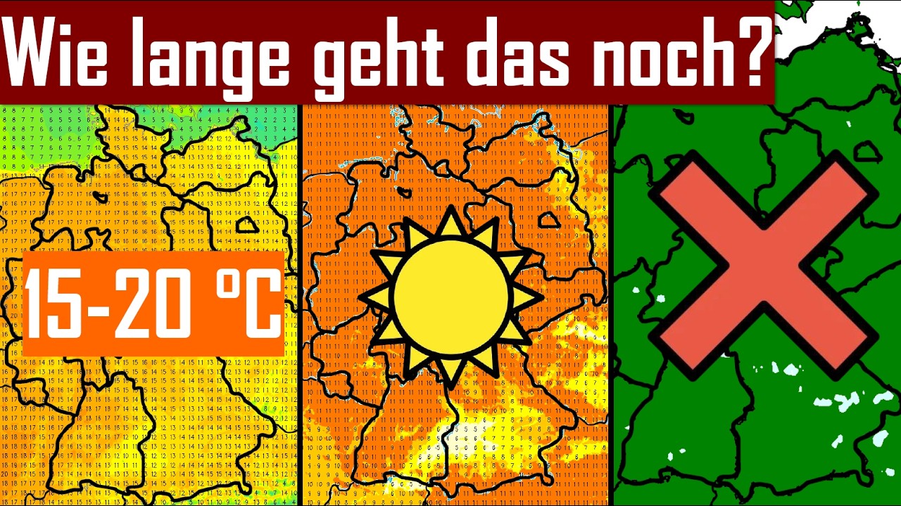 WARM, SONNIG und TROCKEN☀️🌡️ - Nächste WOCHE mehr SCHAUER und GEWITTER? Keine KÄLTE in SICHT☃️❌