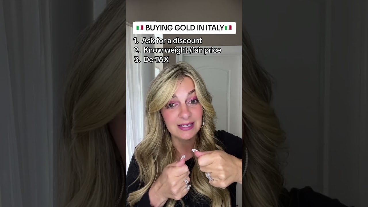 Buying gold in italy - #goldshopping - #goldbuyingtips - #goldjewelry - #italiangold - #goldmarket -