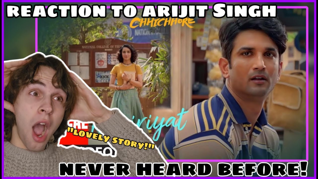 REACTION to Arijit Singh - 'KHAIRIYAT' from CHHICHHORE || First Time Reaction