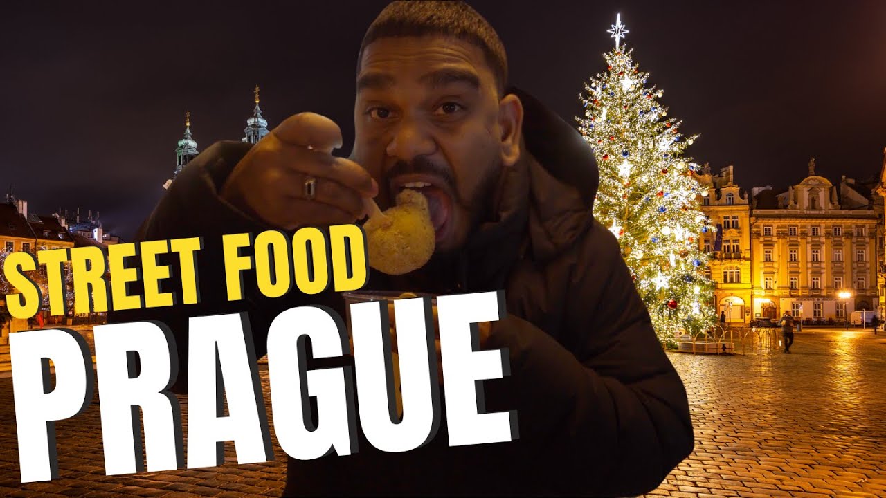 Street food au marché de Noël de Prague !