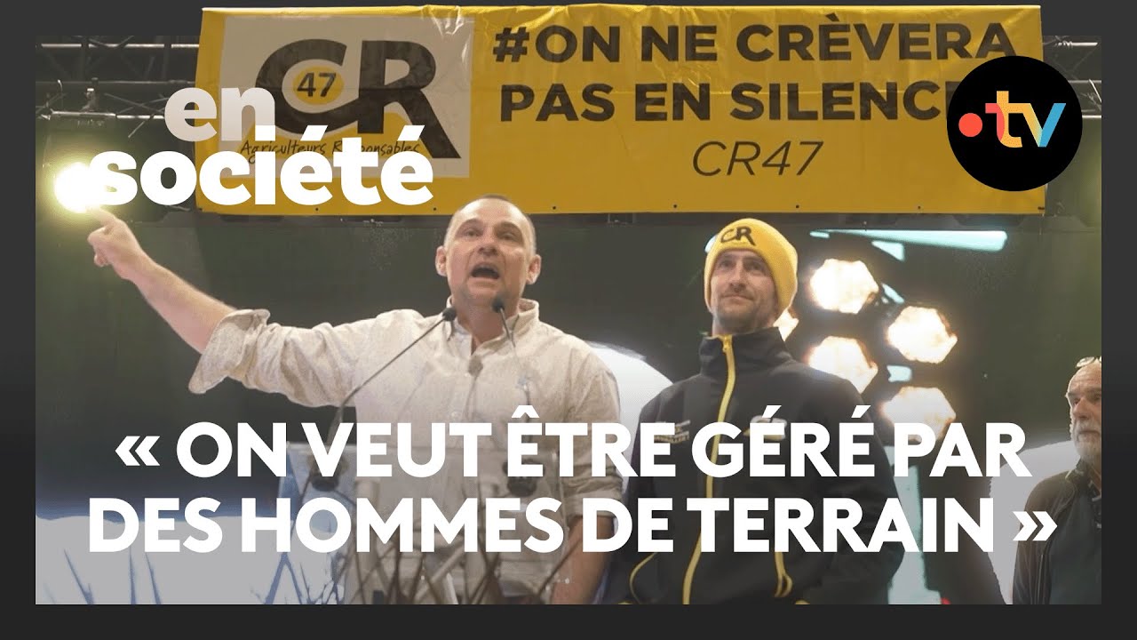 Reportage auprès du syndicat agricole la Coordination Rurale  - En Société du 23 février 2025