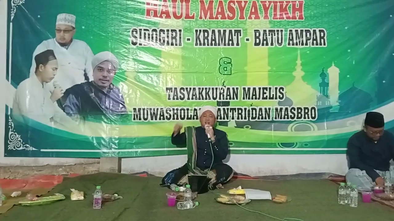 Haul Masyayikh Sidogiri Kramat batu Ampar Tasyakuran Majlis Muwasola Santri Dan Masbro. Sampang.